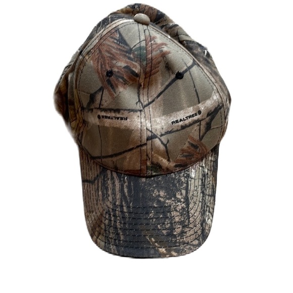Real tree camouflage adjustable hat - Picture 1 of 5